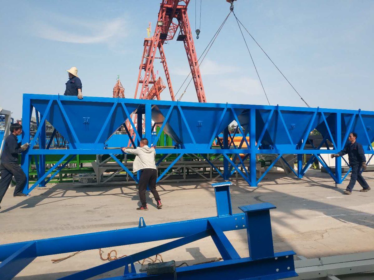 constructionJSH's tweet photo. HZS75 concrete batching plant equipment delivery for Bangladesh customer. Please contact me or leave your contact information if you also need our concrete batching plant. https://t.co/sDgAQgKwEC