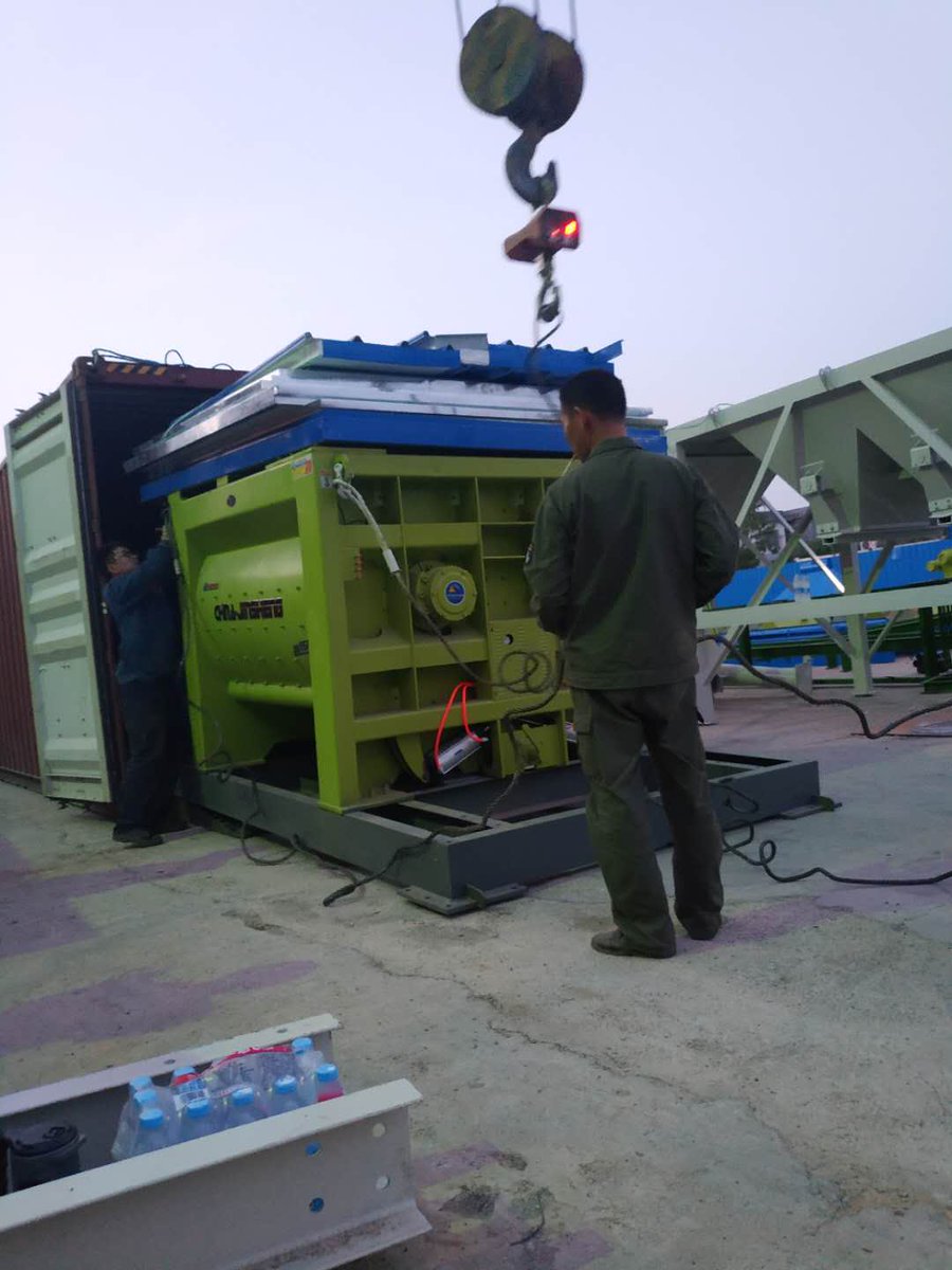 constructionJSH's tweet photo. HZS75 concrete batching plant equipment delivery for Bangladesh customer. Please contact me or leave your contact information if you also need our concrete batching plant. https://t.co/sDgAQgKwEC