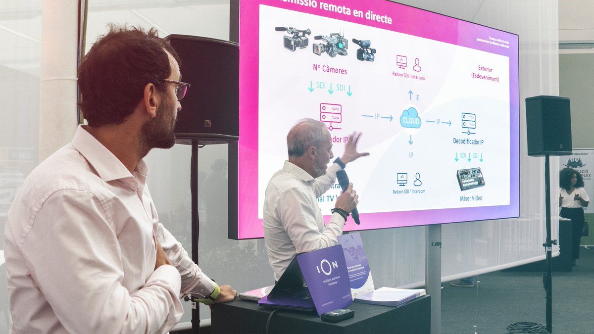GrupoADTEL's tweet photo. "Como ganar audiencia con producciones en directo a bajo coste", por @NRDmultimedia  en la edición de este año del @audiovisualMAC 

#multimedia #broadcasting #liveproduction #nrdmultimedia #lowcost 

Para más información
https://t.co/Ds1nt0tKDk https://t.co/ESU4vzN2uD