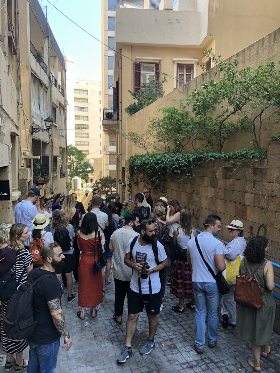 antwork's tweet photo. @HoursBeirut kicking off with a tour around Beirut! People from all around the world will be visiting Beirut for a series of workshops, touring around the country, a music festival, and much more. https://t.co/XQI4zXhhZQ