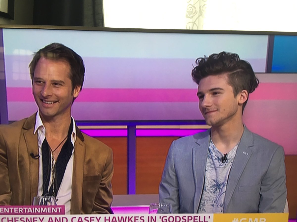 Great to see <a href="/ChesneyHawkes/">chesneyhawkes</a> and his lovely Son Casey on TV this morning talking about Godspell at The Brentwood Centre at the end of the month. This is going to be amazing <a href="/GodspellC/">GODSPELL at the Brentwood Centre</a>