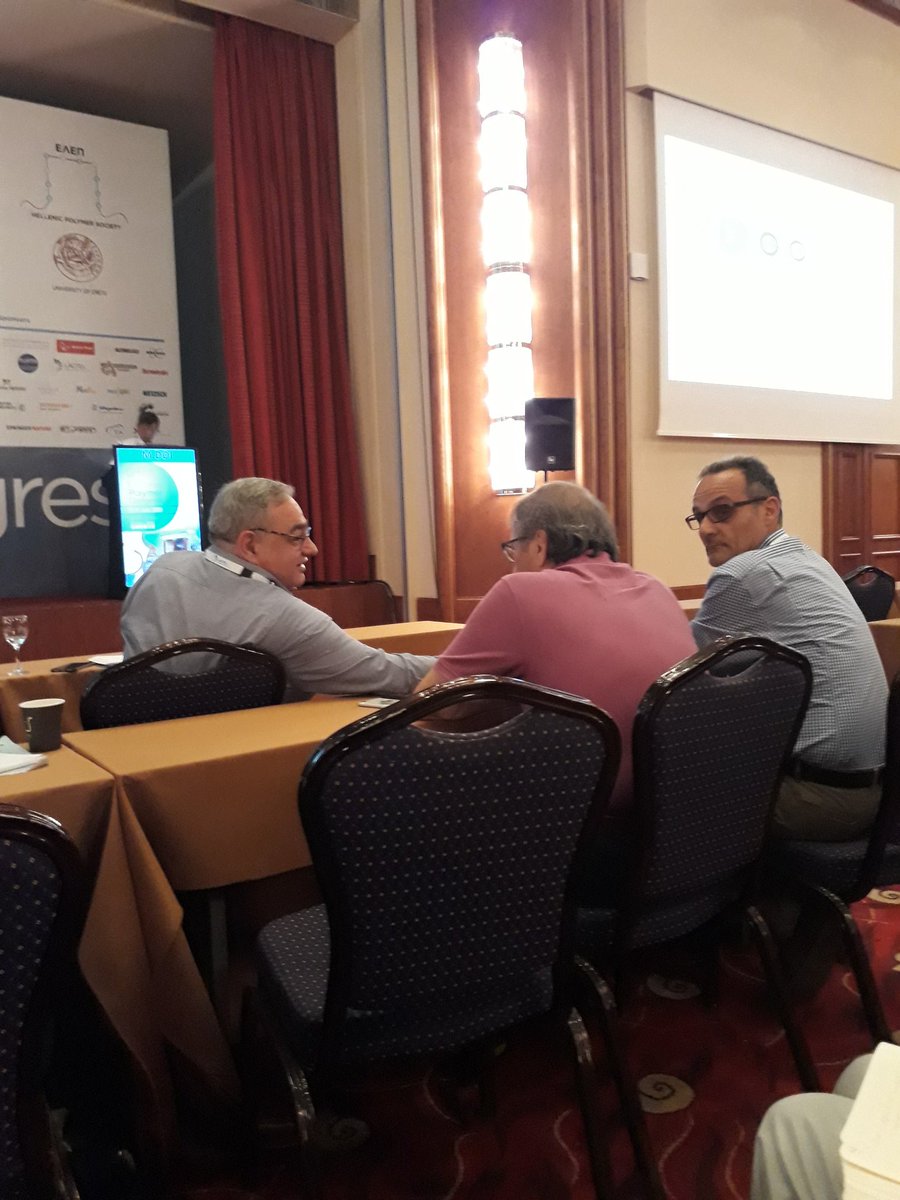 Discussing Professor Doi's excellent talk! #epf2019 #EP2019 #EPFCrete