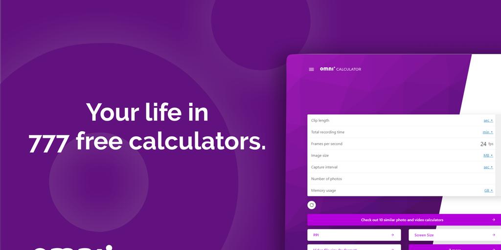 soright_34's tweet photo. All I have to say is WoW......Omni Calculator --> Your life in 777 free calculators https://t.co/YnHItG5Tvm via @chrismessina #producthunt #topproduct #lifeinnumbers https://t.co/PMVkg9guDE