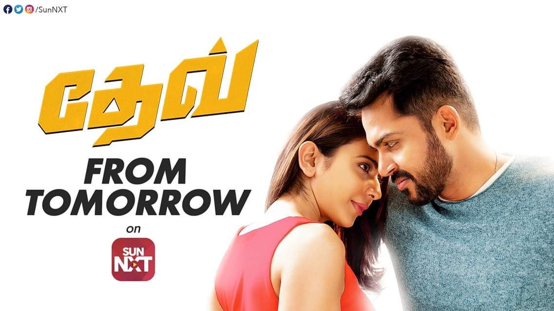 sunnxt's tweet image. Will #Dev win Meghana over? Find out only on #SunNXT 

@Rakulpreet
@Karthi_Offl   #DevFromTomorrow #MoviesOnSunNXT