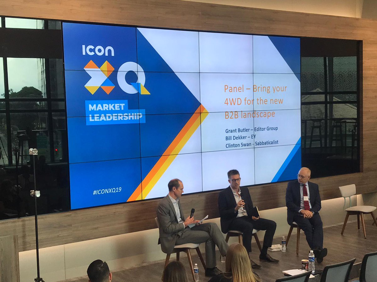 ICONAPAC's tweet image. Bring your 4WD for the new B2B landscape.... @grantxbutler #ICONXQ19