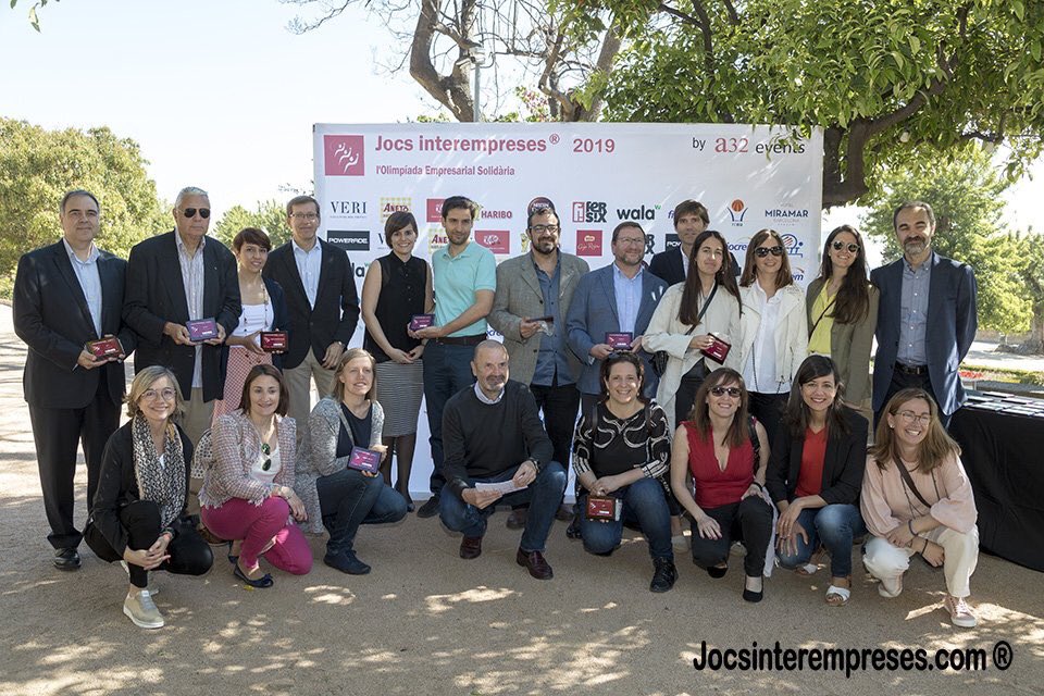 a32events's tweet photo. Ayer se celebro la clausura de los Juegos interempresas BCN 2019. Gracias a más de 30 empresas participantes @NovartisSpain @clubsclaror @Gaes @ADP @EurofredES @AmericanAxle @Affinitypetcare @UPS_ES @CDMBarcelona @jausas #haribo #bunge @techdata_es #escuder @zimmerbiomet @Uriach https://t.co/yvuhaZItse