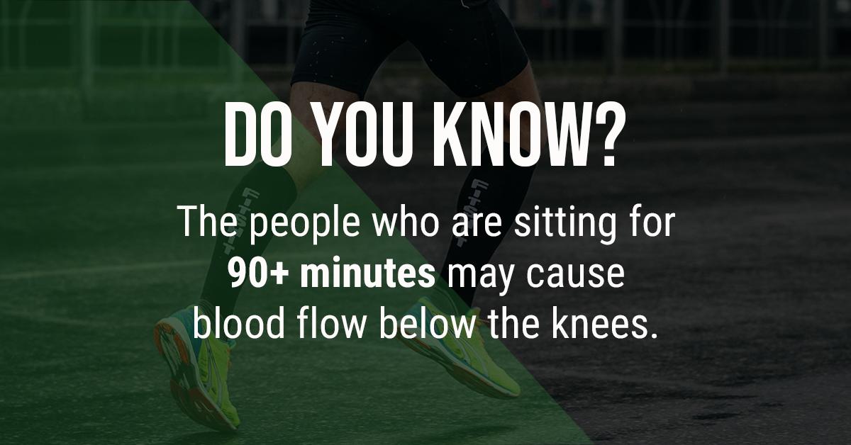MedicoSocks's tweet photo. One study has found that the person who are sitting 👨‍💻 without any breaks for 4 hours may undergo from decrease 👎 in blood flow. 
Have any idea..Any activity that restricts blood flow in the legs 🦵 can be a cause of varicose veins. 
#bloodclot #varicosveins #compressionsocks https://t.co/cA7kmn8p3S