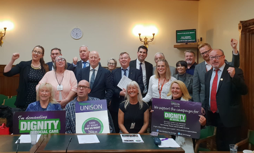 BriggGooleCLP's tweet photo. Great to see so many Labour MPs supporting @AfgPay campaigners yesterday. Care workers are paid a pittance while looking after some of our most vulnerable people - not only do they deserve our huge thanks for what they do but they deserve full and equal pay #CareAtNightPayUsRight https://t.co/a8NYVwOmqD