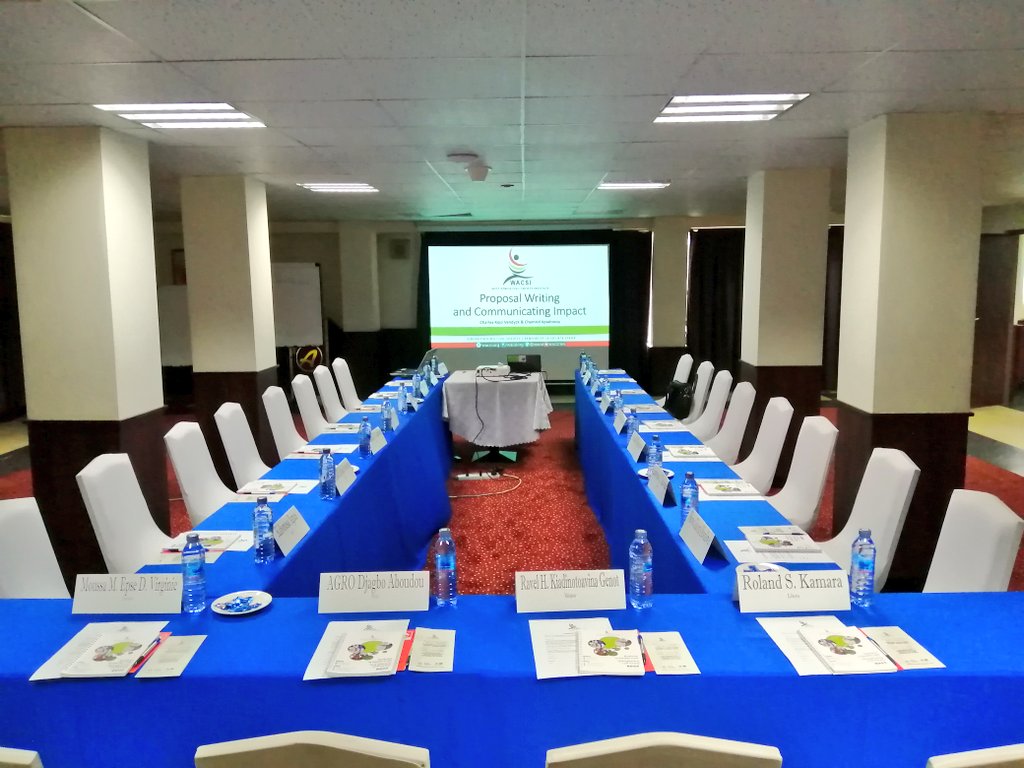 wacsi's tweet photo. We are all set to engage @WashFellowship on Proposal Writing and Communicating Impact! #MWFCon19 #YALI2019 #WACSITraining @IREXintl  @YALINetwork @NAfadzinu https://t.co/rj4DOuardn