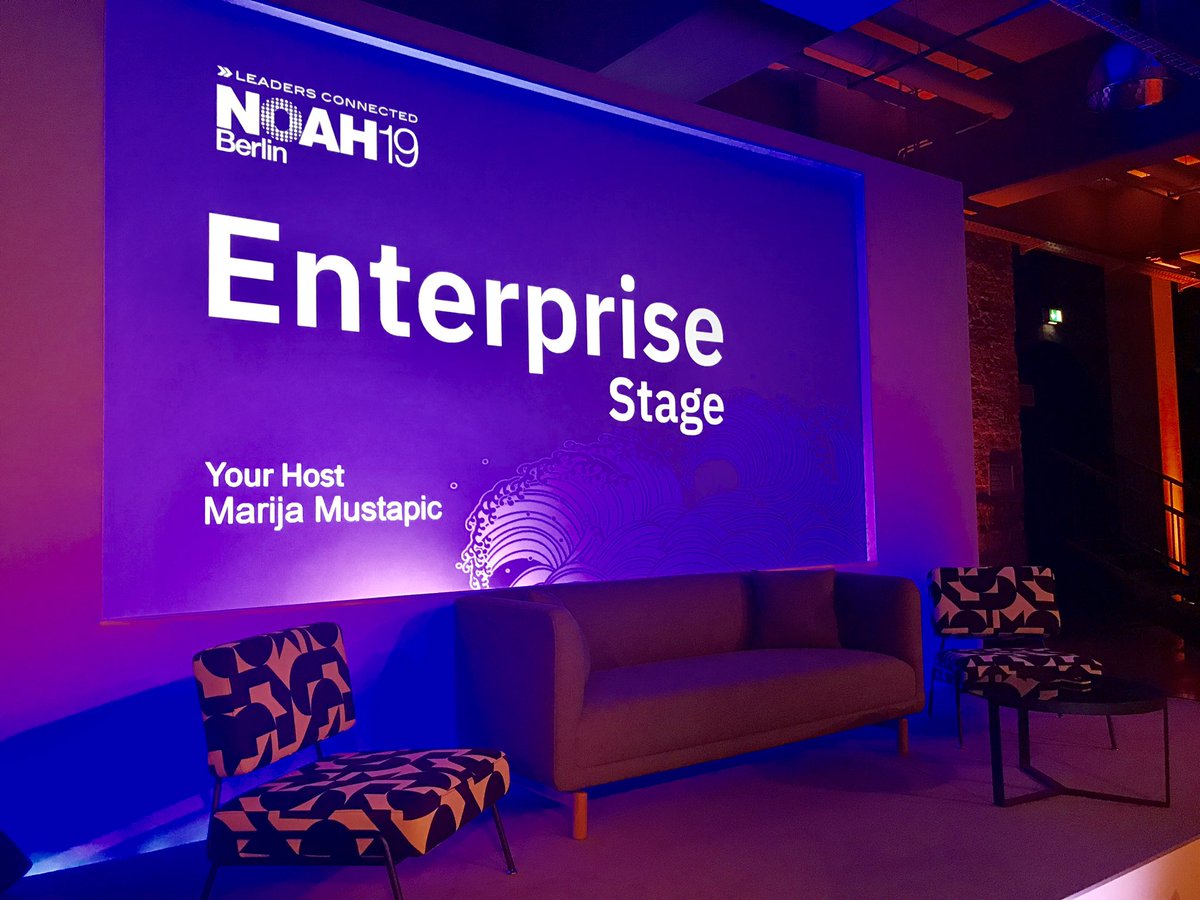 mstpc_m's tweet image. Join me today at @NOAHConference in Berlin. I’ll be hosting the Enterprise stage today. It’s a really great lineup of topics, personalities and startups. 🚀 let’s go #NOAH19