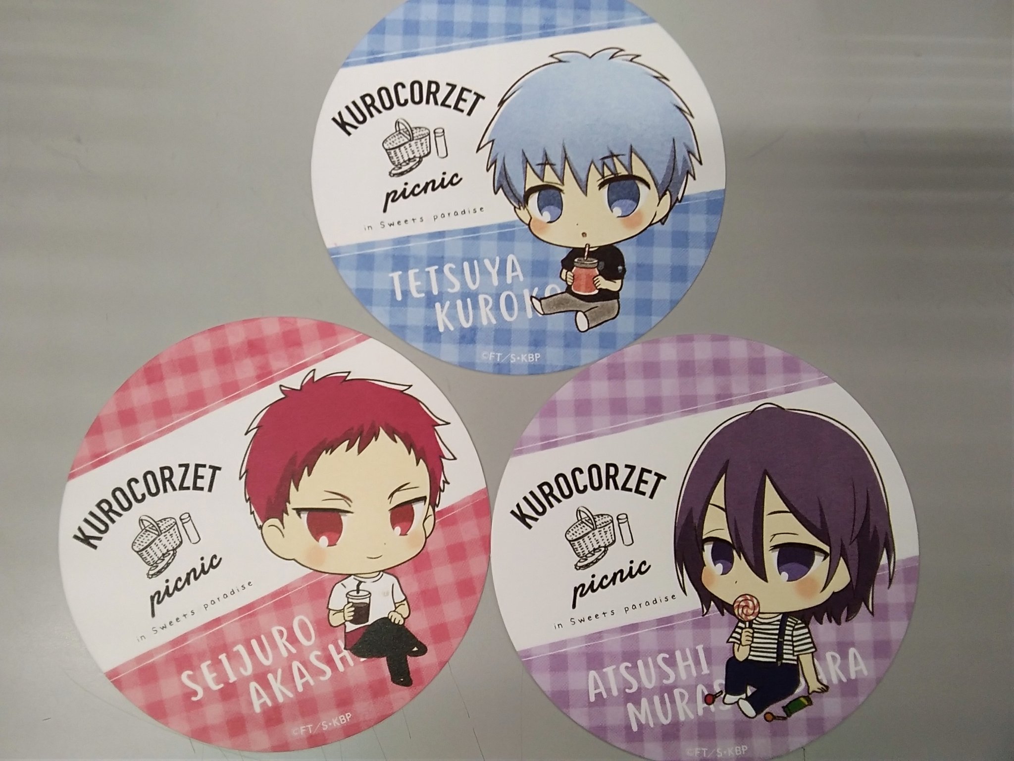 K Books キャラ館 ジャンプ V Twitter 入荷情報 黒子のバスケ スイーツパラダイスコラボコースターが入荷しました なんて 可愛いイラスト まだまだスイパラコラボグッズ大募集中 Kbooks 池袋 黒バス 黒子 赤司 紫原