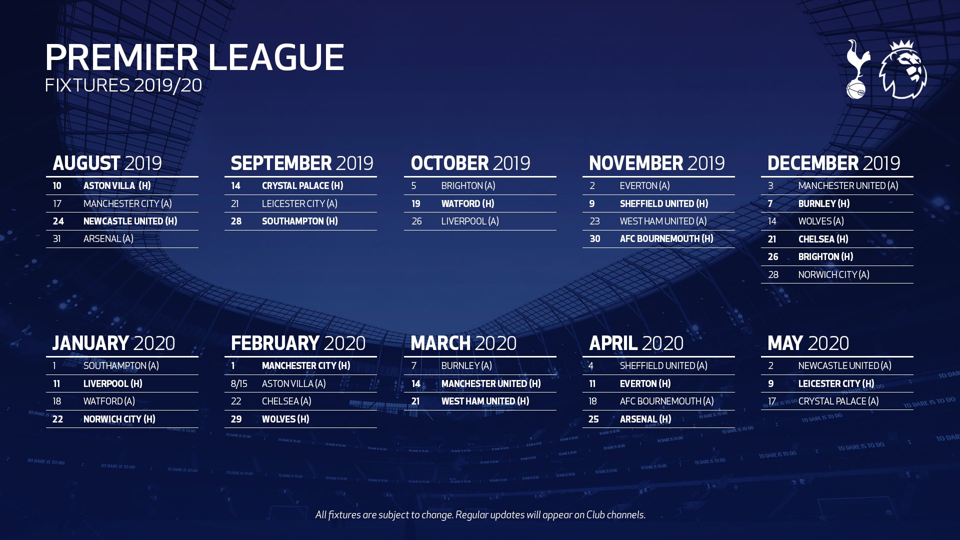 Tottenham Hotspur 2019/20 season preview guide: Full fixture list, latest  betting odds and Spurs transfer news for Premier League team's campaign