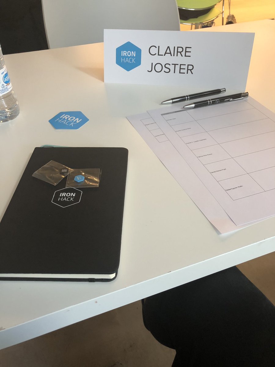 Carol__Glez's tweet photo. En el Data Analytics Hiring Fair @IronhackMAD #clairejoster #itrecruitment #MatchingValues https://t.co/wPMYmnPSoi