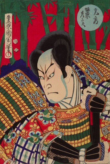 イメージは竹槍＞ 天正10/6/13 明智光秀没 光秀の最期にまつわる浮世絵