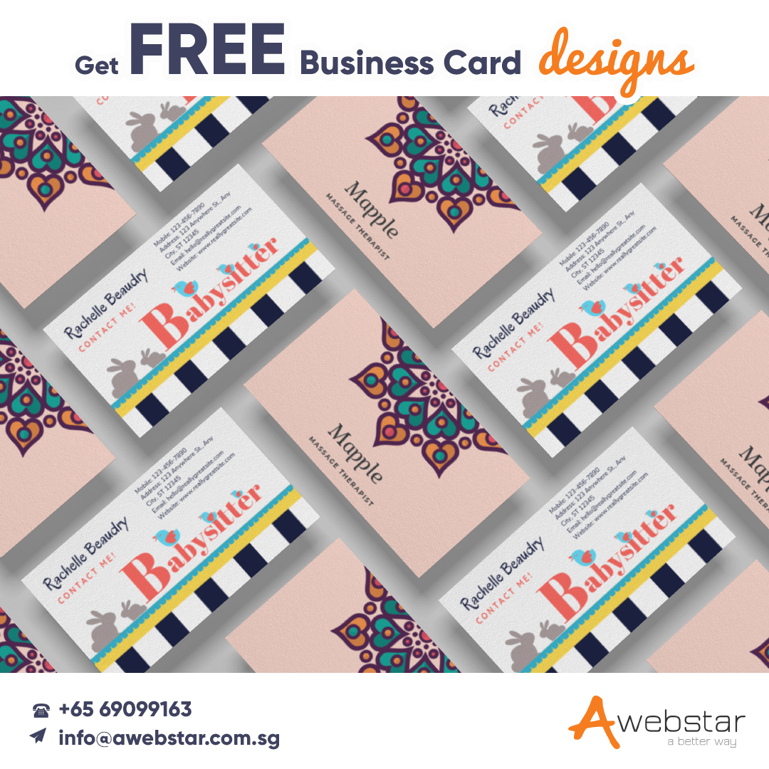 MorrisEdwardsG's tweet photo. 😱SALE bOnanza !!😱
Get your #BUSINESS CARD DESIGN For FREE !!  by Awebstar
20% OFF On ALL LOGO Designs
 +65 69099163 https://t.co/0pwJgTDnAt info@awebstar.com.sg
COMMENT US 👇 which one you want for You?

#logodesign #logodesigns #logo #brand #design #newlogo #creativity #art https://t.co/5V6BDmaDMl