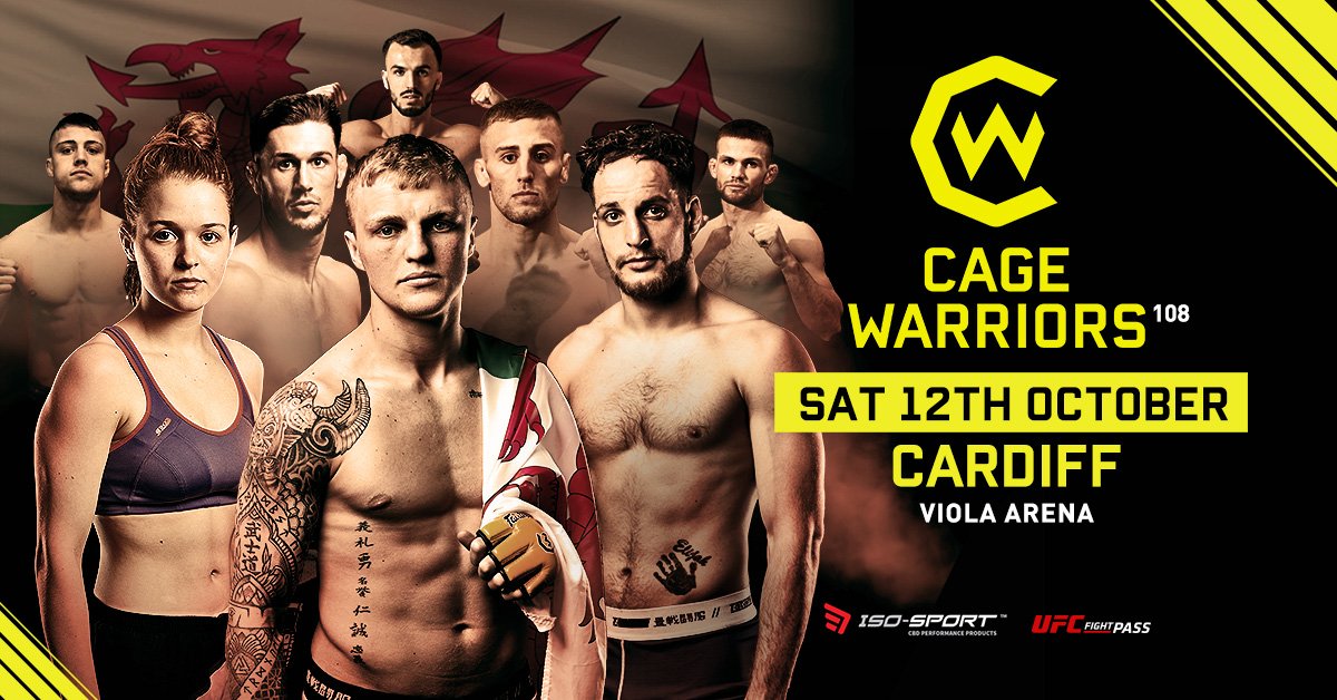 eventim_uk's tweet photo. On sale now! @CageWarriors returns to Cardiff in October. 

@MasonJones1995, Aaron Khalid, @crazyhorsemma, @CoryMcKenna99, @ObanElliott_, Jordan Peake, Ben Ellis &amp; Jack Tucker are confirmed with more TBA. 

Grab your tickets here: https://t.co/rErHD2RiQc https://t.co/MjVe32xoso