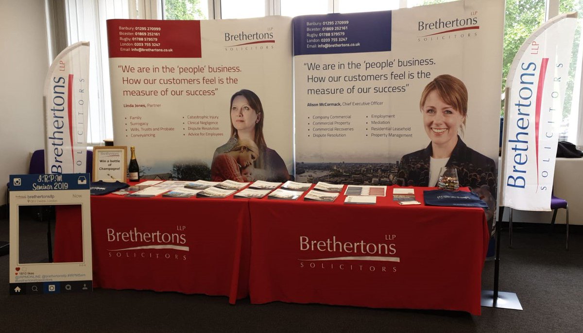 brethertonsllp's tweet photo. Our stand at the @IRPMONLINE #IRPMSem is ready to go! We look forward to meeting everyone, come and say hello! https://t.co/9JomOO5W1q