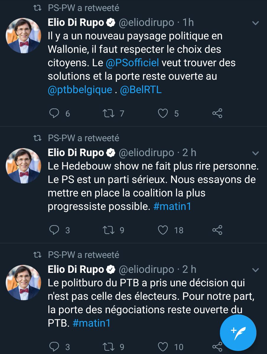 XpressBE's tweet image. Il a une façon bien à lui de garder "la porte ouverte" #DiRupo
En pratiquant la caricature outrancière...
Et il ne se contente pas de l'exprimer devant la presse. Il demande à son CM de le tweeter... 🙄
#PSbe
