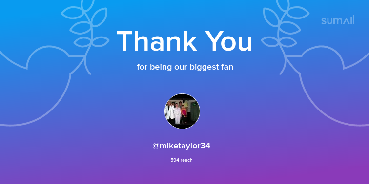 PdwSports's tweet image. Our biggest fans this week: miketaylor34. Thank you! via sumall.com/thankyou?utm_s…