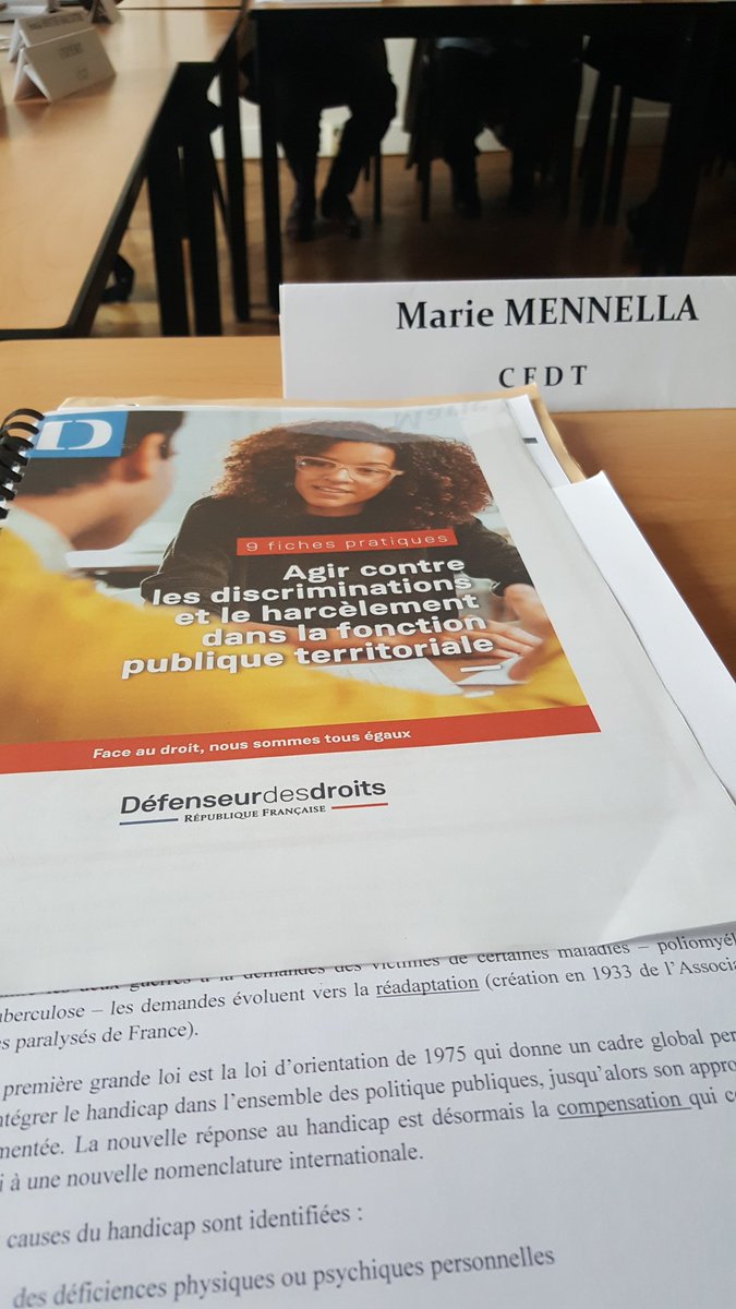 MarieMennella1's tweet photo. Audition du defenseur des droits sur la discrimination syndicale
#csfpt https://t.co/rp4gUVfTme