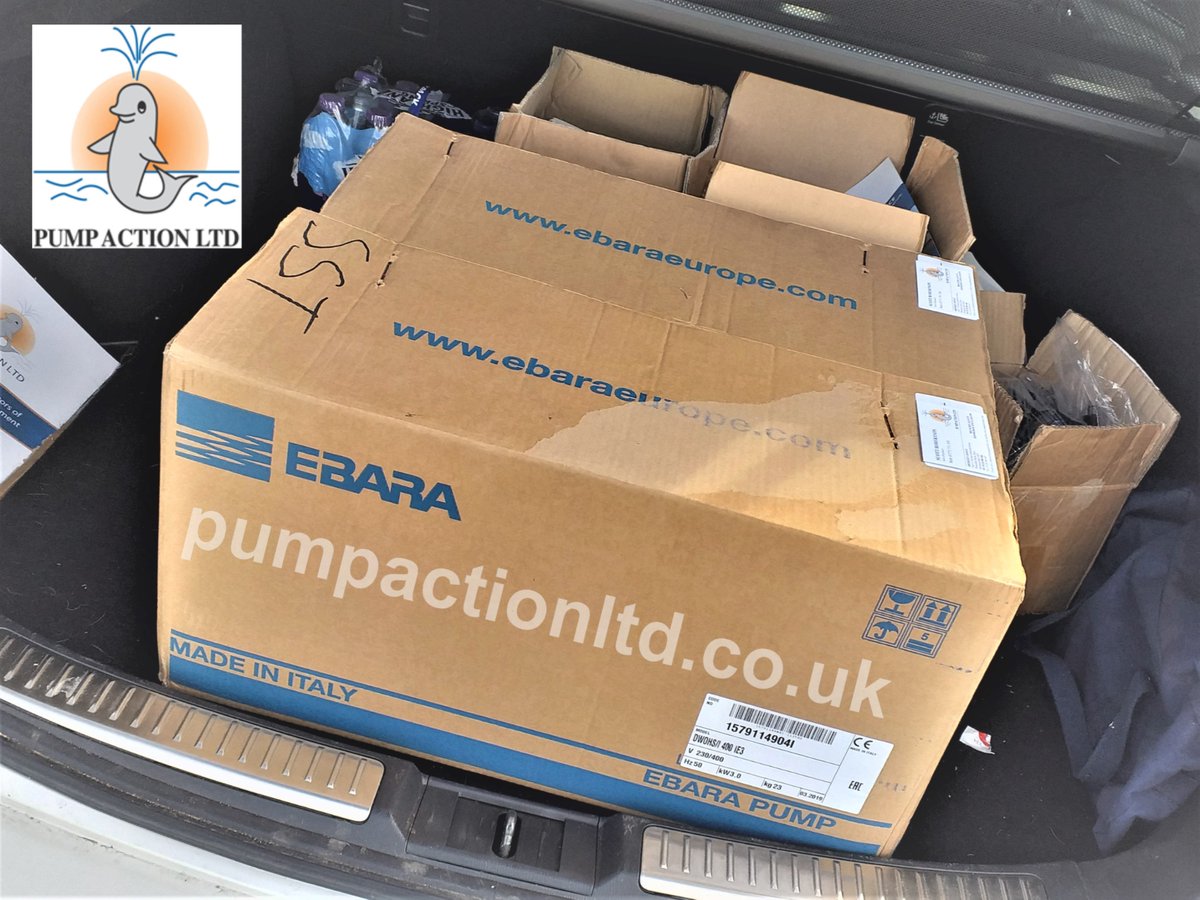 Special delivery today for our friends at a distillery in Angus.
Two 304SS, 3 phase, open impeller Ebarra pumps.

With three branches we cover the whole of Scotland, call us today for all pump related enquiries - 01224 965444

#gin #ebarra #pumps 
#aberdeen #edinburgh #glasgow