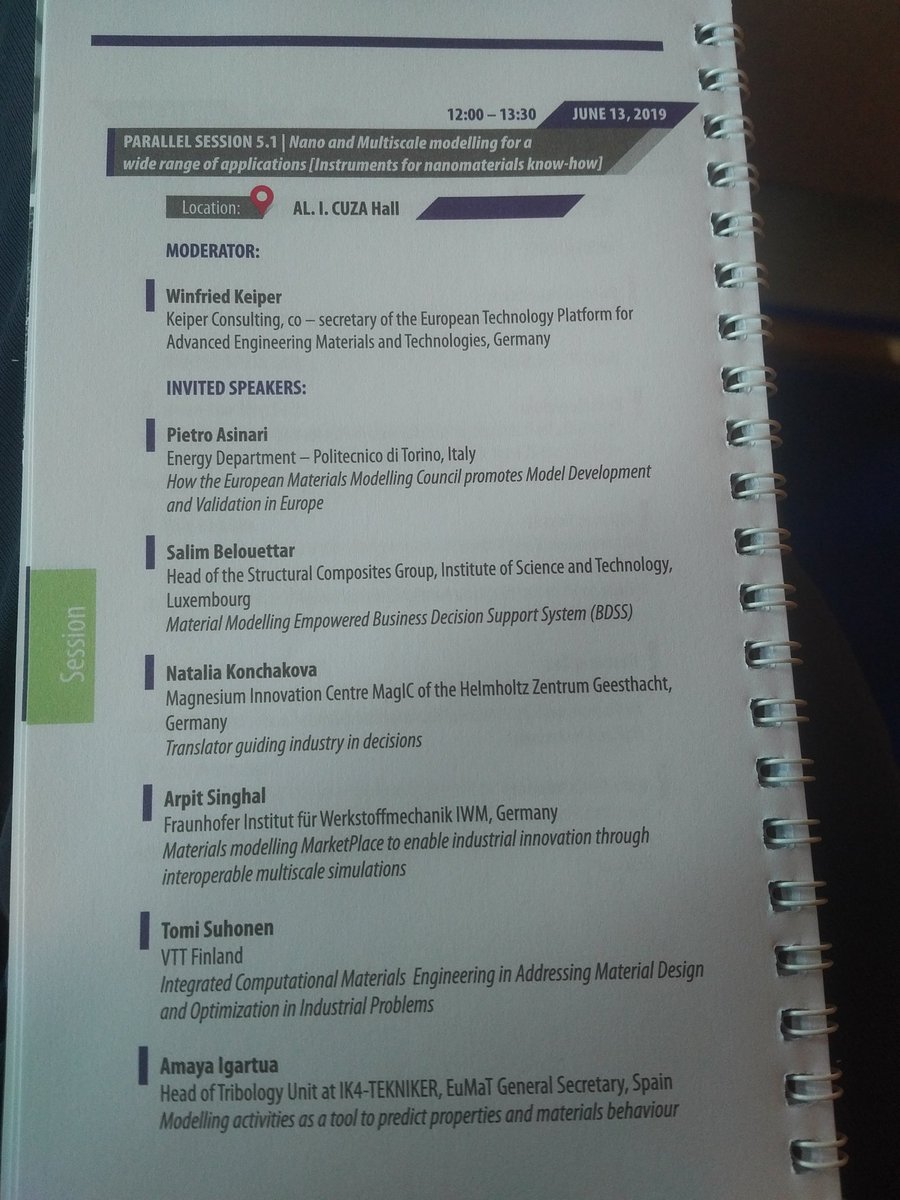 ComposelectorH's tweet image. Delighted to present #COMPOSELECTOR research on integration and use of material modelling  as key enabler for business decision at the Euronanoforum 2019, in Bucharest.