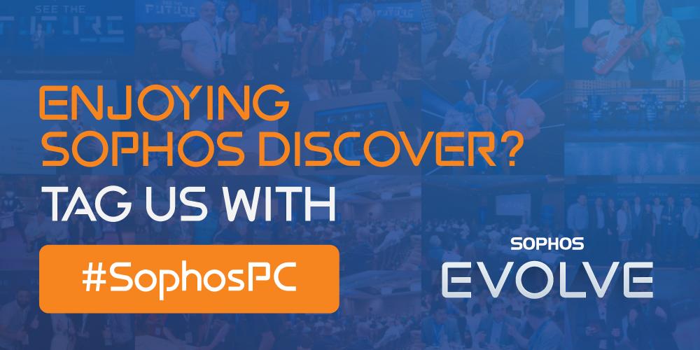 SophosPartners's tweet image. Doing a lot of 📸🤳📹 at #SophosPC? 

Don&apos;t forget to tag us! 😁