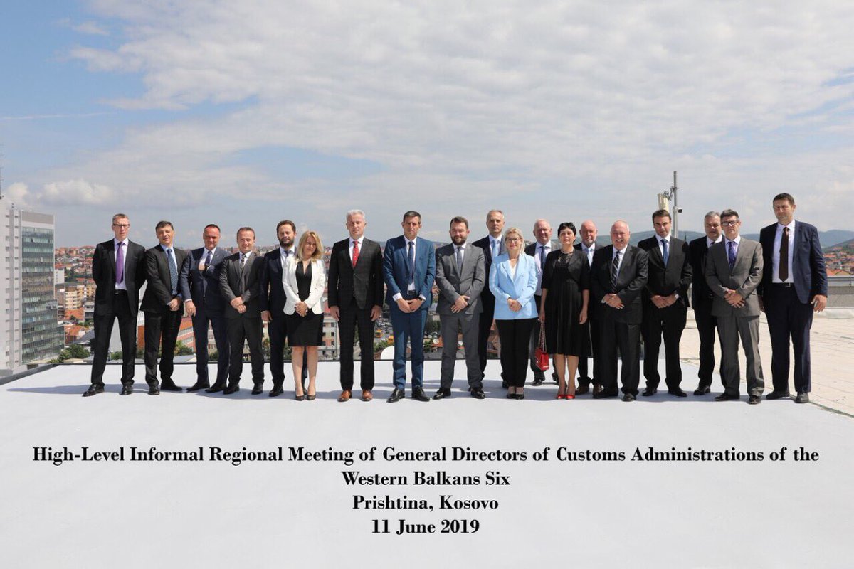 Customs_MNE's tweet photo. The fourth informal High-Level regional meeting of the directors of Customs Administrations of the #WesternBalkans , attended by the Director of the #CustomsAdministration Vladan Jokovic and Assistant Director Lidija Mijovic.
#Montenegro #cooperation
https://t.co/tSIyO9lGEP https://t.co/qVEYinDyVy