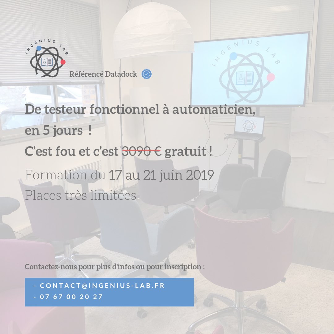 Ingenius_Lab's tweet photo. Bonjour Twitter ! 

Plus que quelques jours avant l’événement , 
Inscrivez-vous rapidement en nous contactant par 📨 mail : contact@ingenius-lab.fr ou directement par 📞 téléphone : 0767002027 ! 

Soyez les automaticiens de demain ! https://t.co/7hMVPTbHqn