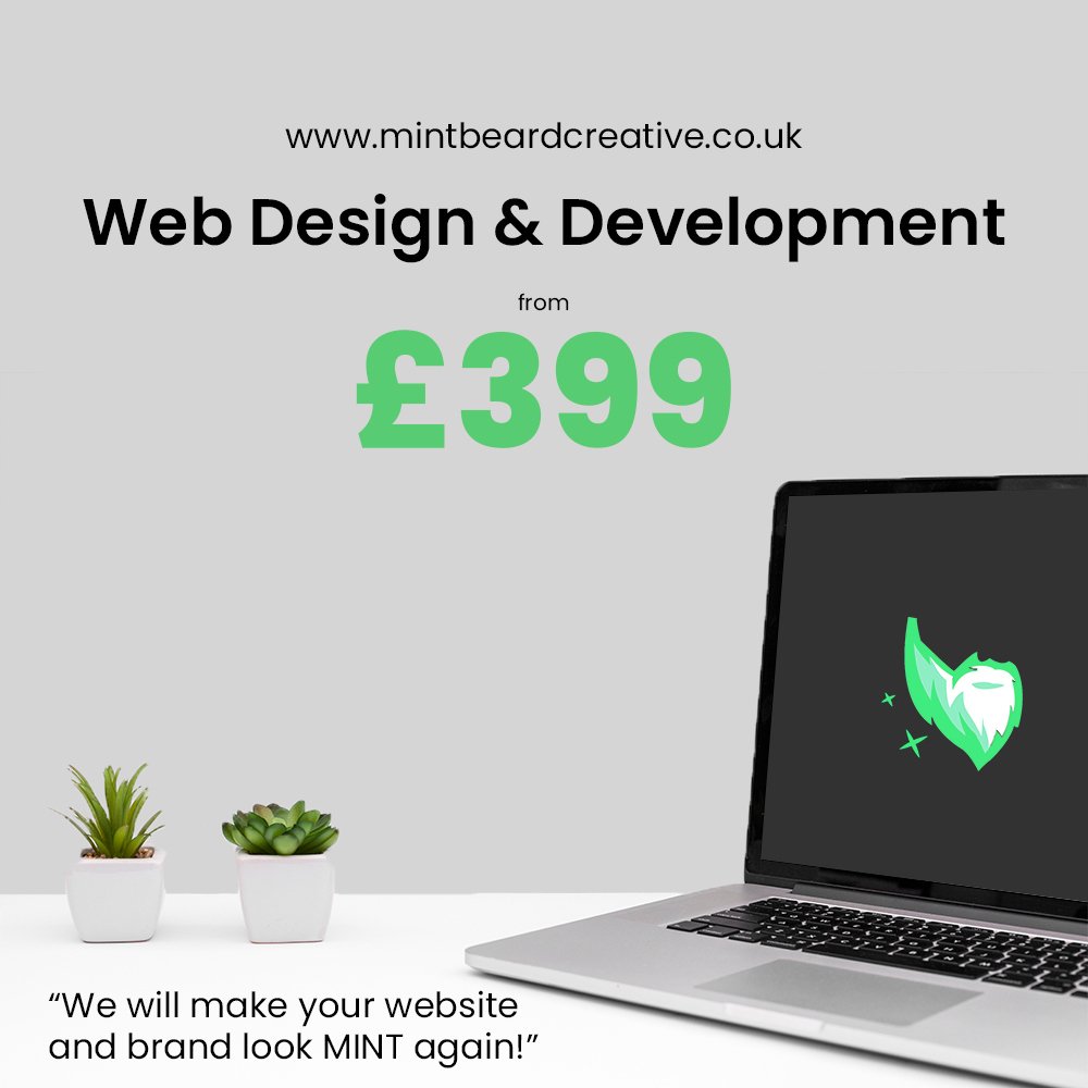 beard_mint's tweet image. 🔥  £399 WEBSITE OFFER   🔥⠀
⠀
Get a fresh new website designed and developed by us. This includes FREE Domain and Hosting for 1 Year with Free Support. 

Get in touch with us today! - info@mintbeardcreative.co.uk⠀