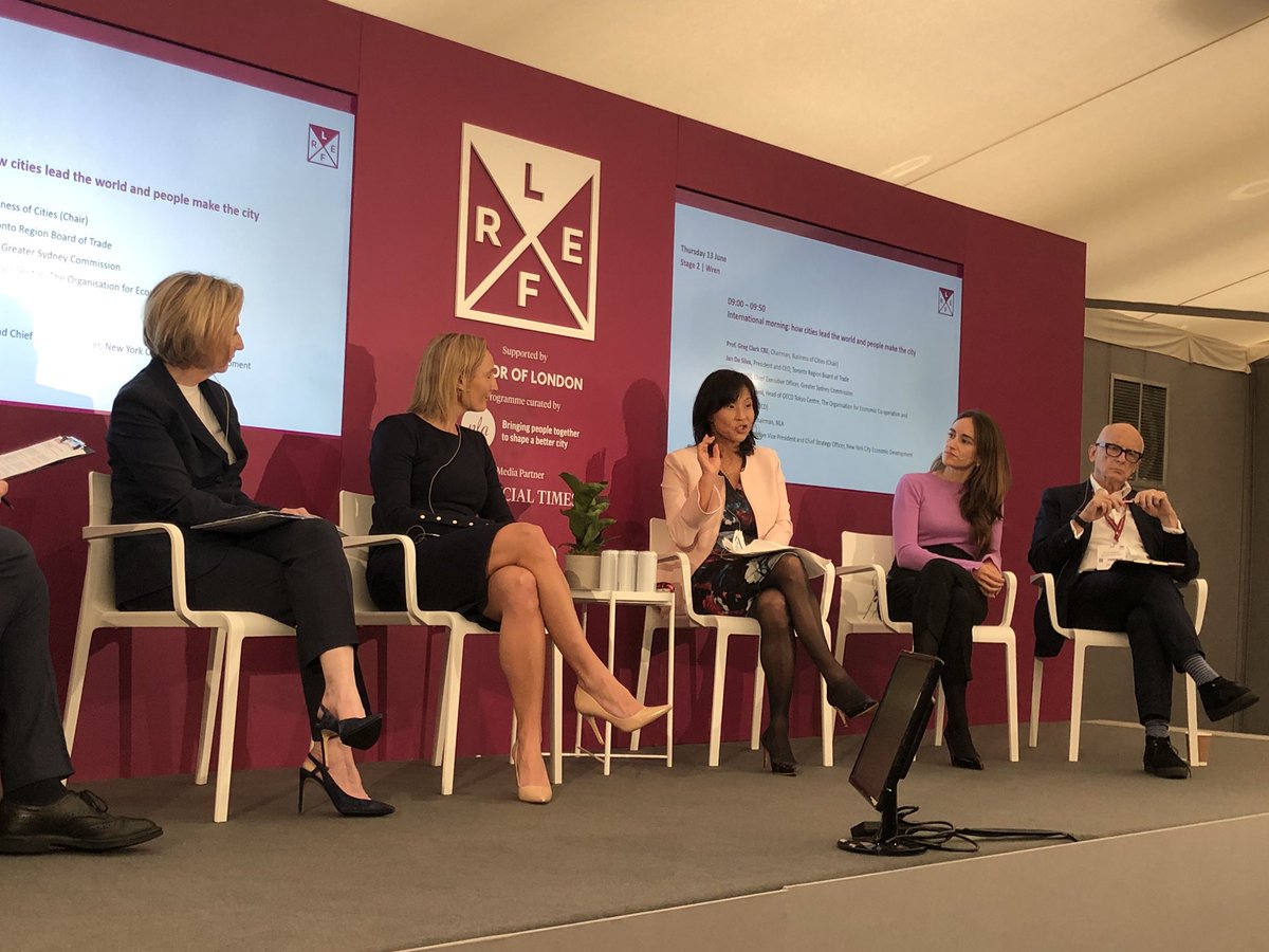 LREF_'s tweet photo. Yumiko Murakami, Head of OECD Tokyo Centre @OECD, talks about how other key cities, like London, can learn important lessons from Tokyo for future proofing.
#LREF2019 https://t.co/GLQ57kyySD