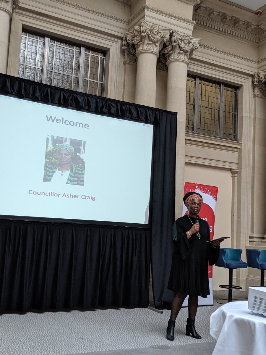 VictoriBleazard's tweet photo. @CllrAsherCraig kicking off #Bristol #ACTforWellbeing event. 170 school leaders in the room to agree how we transform teacher wellbeing across the city #ThriveBristol https://t.co/cjIkyxMq25