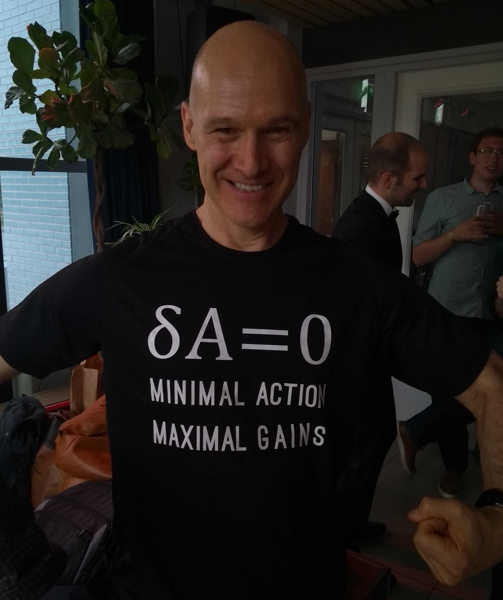 bertdv0's tweet image. My PhD student @ThijsvdLaar passed his PhD defense yesterday and gave me this awesome shirt. His dissertation at tinyurl.com/y3uqytjt, #Bayesian #ActiveInference #MessagePassing #FreeEnergy