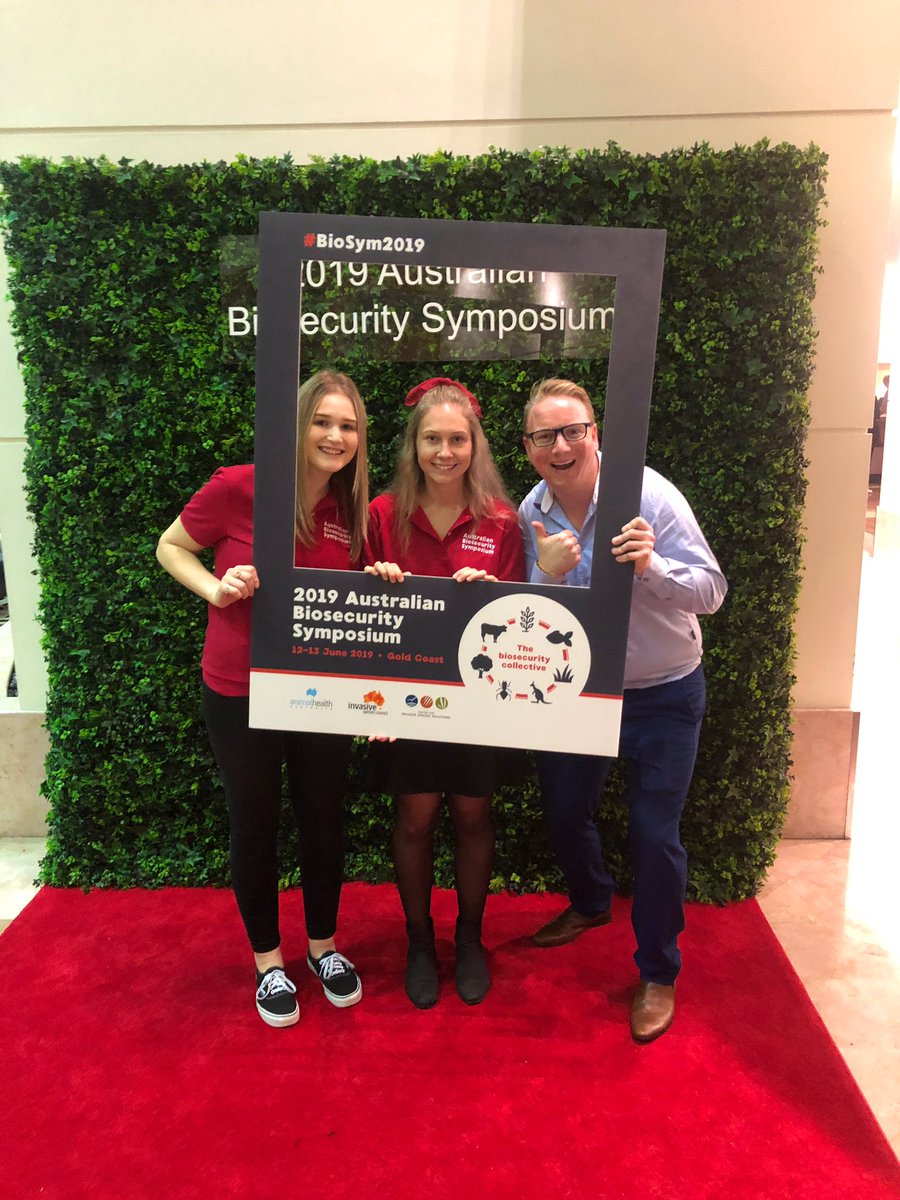 CentreInvasives's tweet photo. A big thank you to all our delegates, sponsors and followers for attending and engaging in #biosym2019 - here are the peeps behind the tweets...we had fun!! https://t.co/6knDLnbTIQ