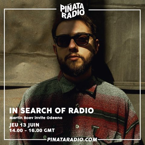 Today 1pm-3pm GMT I’m joined by Odeeno who has come through with a guestmix. Tune in! pinatamag.com