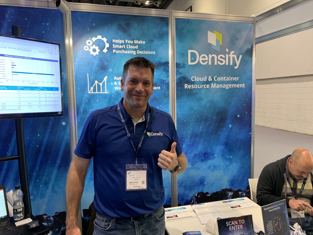 AymanG's tweet photo. Last day at Cloud &amp; DevOps World Summit in London. Come and see @Densify at CL200; we’re all about cloud &amp; container resource management to reduce risk, improve performance and reduce cost.  

Potential partner? Ask for @Ho11owman. 

#AWS #GCP #Azure #PublicCloud #TechXLR8 https://t.co/MPsi6yryqv