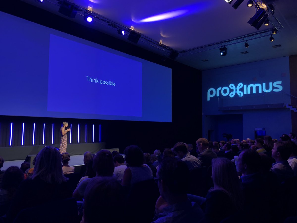 Liesbethpyck's tweet photo. #thinkpossible: veel meer dan een nieuwe baseline voor @proximus! #pr https://t.co/ZjSvHLICyn