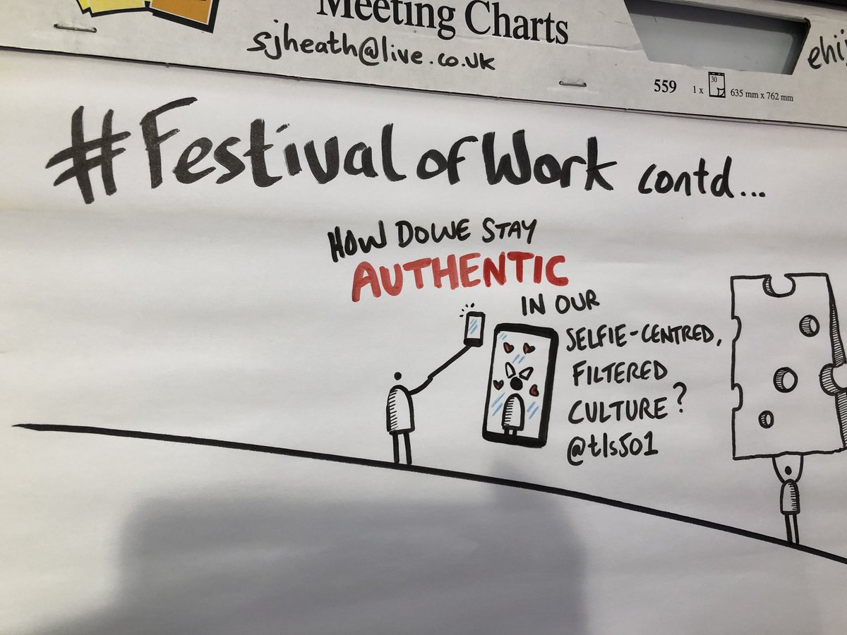 tls501's tweet photo. Feeling immortalised with @TMSDI @SimonHeath1 “it’s all about the conversation”. Authenticity, and Cultural change conversations already today! Come and talk to us on stand 135 #fesitvalofwork and add to the illustration https://t.co/MmpnaWEUhh