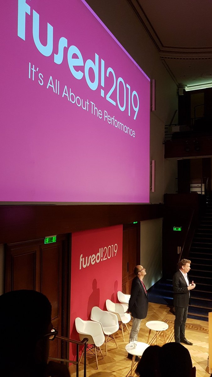 We've kicked off <a href="/Fuseuniversal/">Fuse</a> #fused!2019 with <a href="/stevedineen/">Steve Dineen</a> talking about designing L&amp;D for business outcomes &amp; performance. #learning #EdTech #l&amp;d