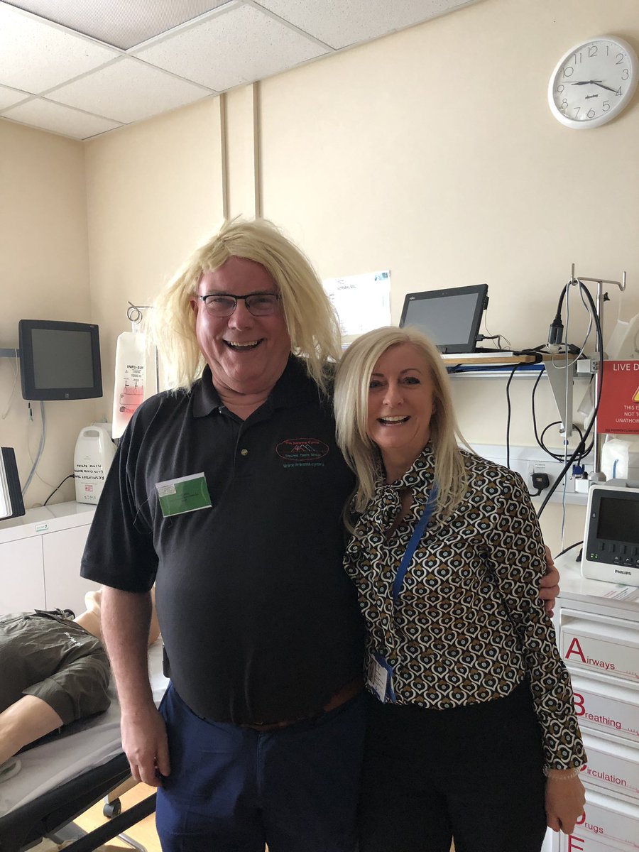 TrawmaWales's tweet photo. Out with the old #Wales Critical Care &amp; Trauma Network Manager, in with the new Trauma Network Manager (job split into two). Today both teaching on Tîm Trawma Cymru- Trauma Team Wales 😁 https://t.co/nvIESYVOmx