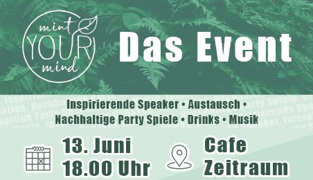 feiernmitrecht's tweet photo. Der Countdown zum heutigen Event von @mintyourmind am @mediencampus läuft! Um 18 Uhr gehts los zu den Themen #nachhaltigkeit und #umweltschutz.  Das Event ist offen für alle! #darmstadt #dieburg #onkomm #70jahreGG #wirfeiernmitRecht https://t.co/tt6iuSWgwD