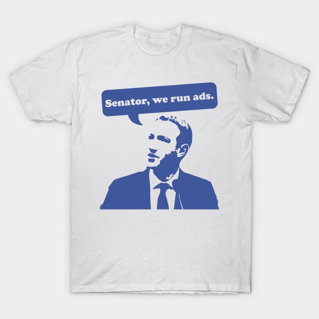 #CuriosityForum <a href="/rikvera/">Rik Vera</a> I need one of those #newnormal t-shirts: « Senator we run ads »!