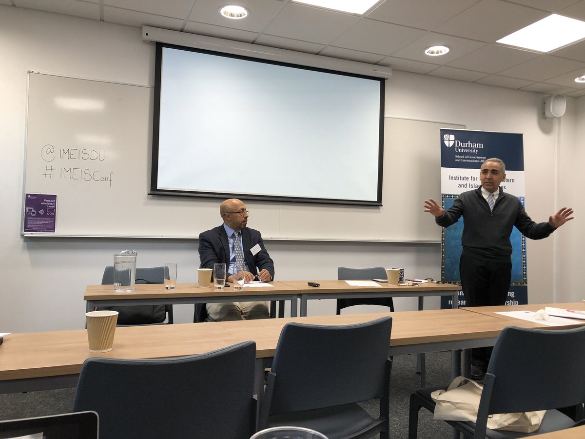 jacoposcita's tweet photo. #IMEISConf 2019 has officially kicked-off with Prof @AnoushEhteshami introducing our distinguished speaker @abaabood! @IMEISDU @Durham_SGIA https://t.co/N0qItBU5nf
