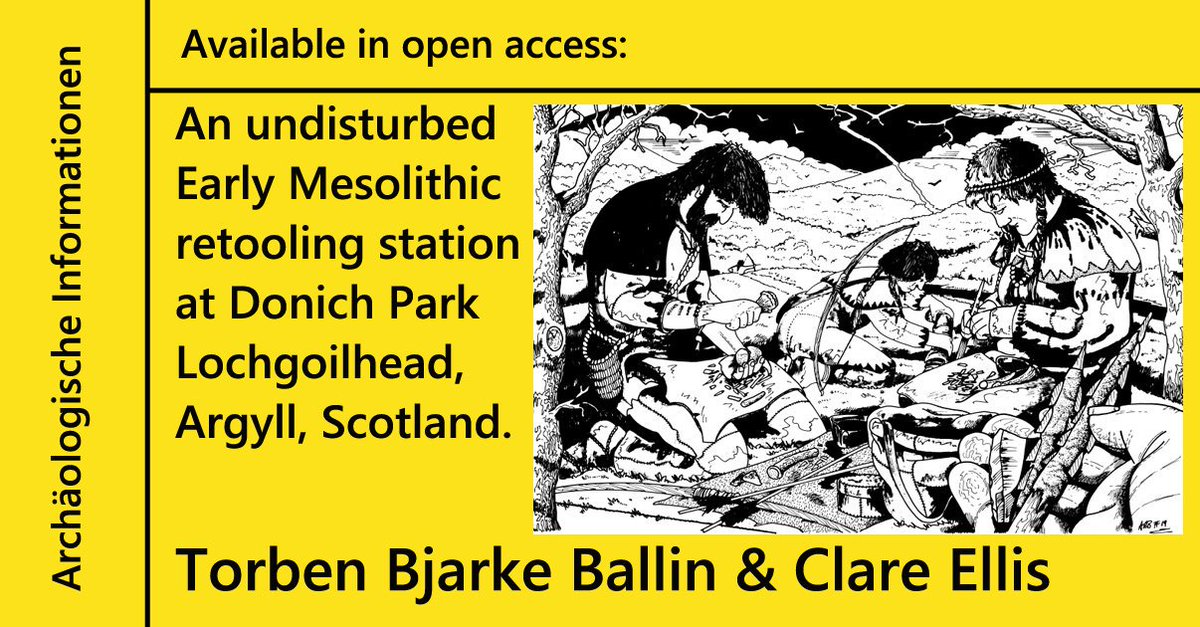 DGUF1969's tweet photo. TB Ballin & C Ellis on an undisturbed Early #Mesolithic #retooling station @ #DonichPark Lochgoilhead, Argyll, Scotland – right-handed & left-handed knappers. https://t.co/RZYq2j0a8k - #Doggerland, #microliths; @ArchScot @WAScotland @EAAPaM @HistoryScotland @Lithoscapes @ScARFHub https://t.co/DlUHoZoCj8