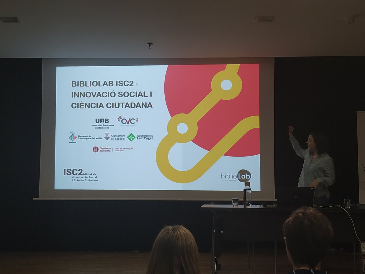 Ahir, el projecte ISC2 va estar present a la Jornada #BiblioLabXBM a la #BibliotecaSagradaFamília. Un gran dia per compartir aprenentatges, resultats i experiències!!👏#InnovacióSocial #Ciènciaciutadana <a href="/bibliotequesSBD/">biblioteques de Sabadell</a> <a href="/LibraryLivLab/">Library Living Lab</a> <a href="/bibcerdanyola/">Biblioteca Central de Cerdanyola</a> <a href="/bibliotequesXBM/">BibliotequesXBM</a> <a href="/CVC_UAB/">CVC_UAB</a>