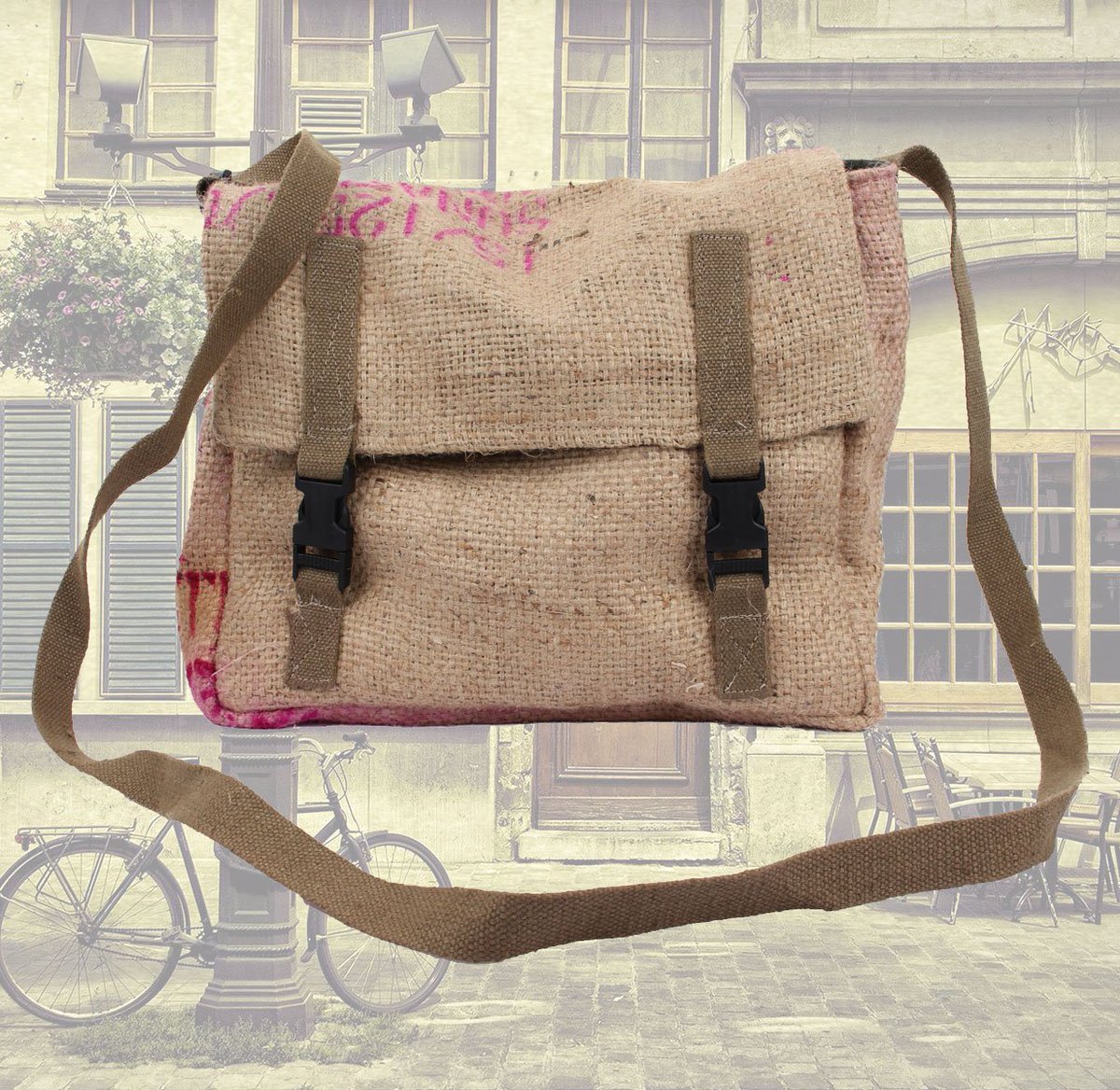 EpicMilitaria's tweet photo. The coffee bags are now live on the site! Reveal your inner hipster today. #recyclereuse #hipster #coffeebag #fashion #style #shoreditch #surplusstyle #militaryfashion #upcycle #bag #hessian  #hessianfabric #hessianbag #reuserefashion https://t.co/rmdmTr30lT