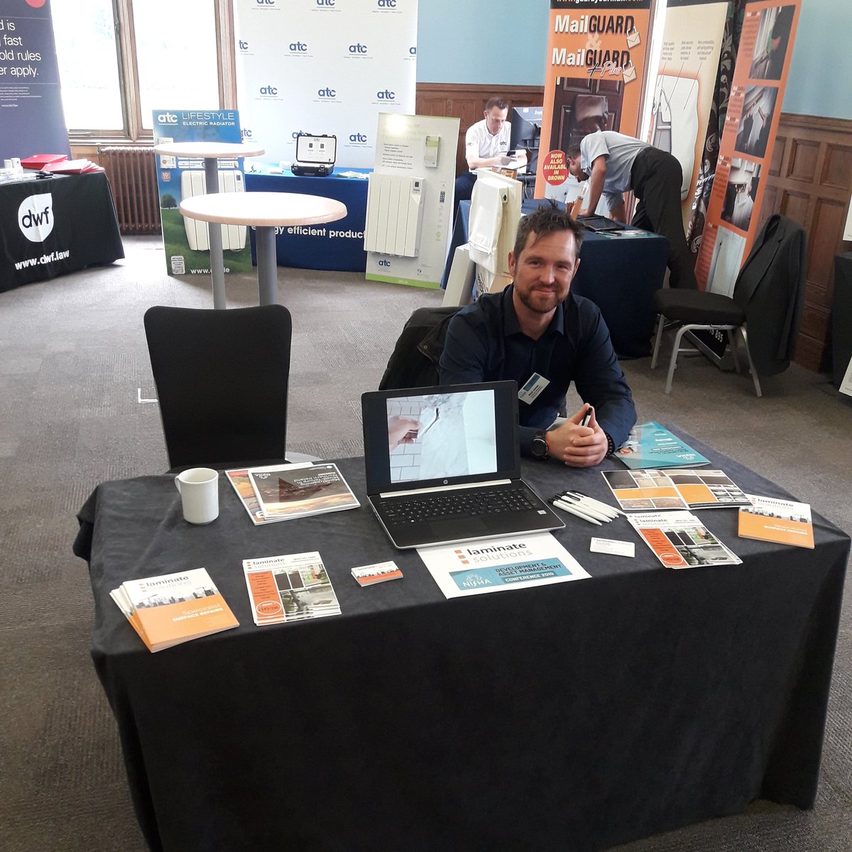LsSurfaceRepair's tweet photo. Setting up over in Belfast today for the @NIFHA confrence 2019 #nifhadam2019 #construction #belfast #belfastconstruction #housing #nifha #nifaconfrence2019 https://t.co/LwJlDdGJLh