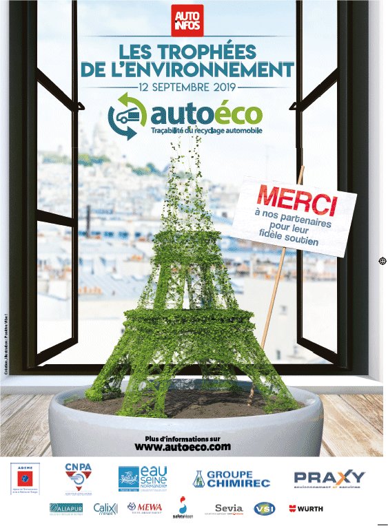 Extrait du dernier mag <a href="/autoinfos/">Auto Infos</a> Merci à nos fidèles partenaires pour leur soutien pour les #TropheesEnvironnement2019