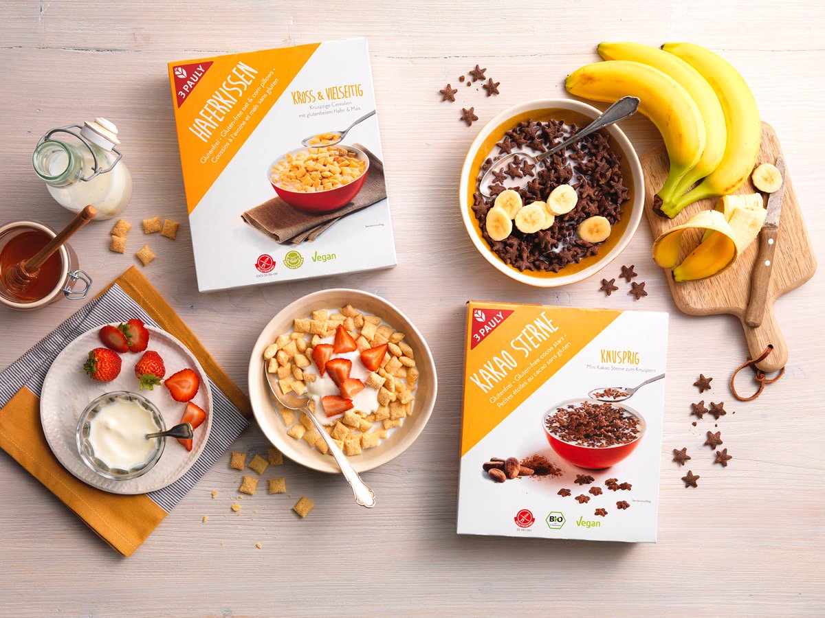 Wir lieben Abwechslung am Frühstückstisch! Die perfekten Begleiter in jeden neuen Tag sind unsere vielseitigen #Haferkissen und unsere knusprigen #Kakao Sterne. Ihr könnt beide im #Reformhaus oder unserem #3PAULY-Online-Shop kaufen: 3paulyshop.de