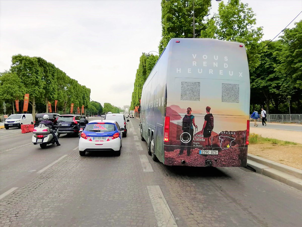 itremurcia's tweet photo. 🇫🇷 ES PEC TA CU LAR acción de promoción de #CostaCálida #RegióndeMurcia. 

🚌 Autobús vinilado de doble piso recorriendo el centro de #París, 8 horas al día durante 4 semanas. 

✅ Cobertura ➕ Notoriedad.

#PromocióndelDestino #CambioPercepcióndelDestino #Internacionalización https://t.co/TPbMb23NBm